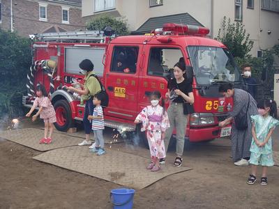 幼稚園花火大会警戒2