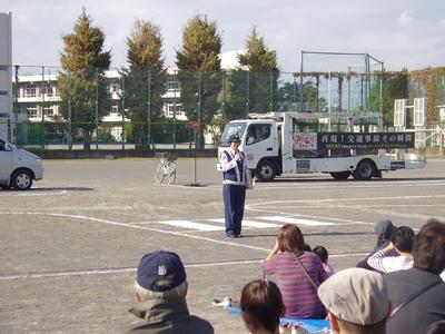 交通安全教室の様子１