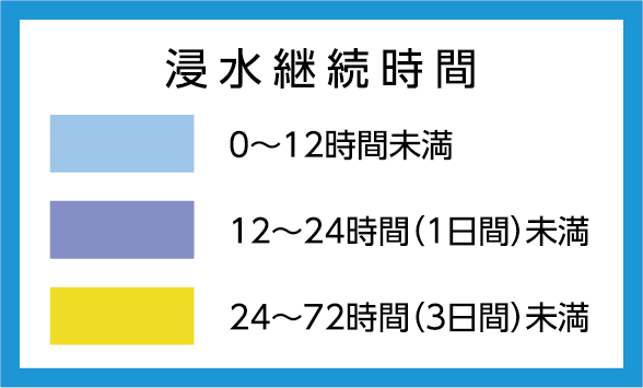 野川浸水継続凡例