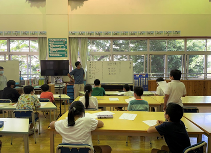 狛江市立緑野小学校取組画像