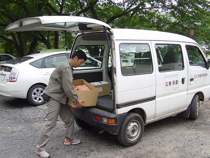 岩手県釜石市での支援活動（写真）