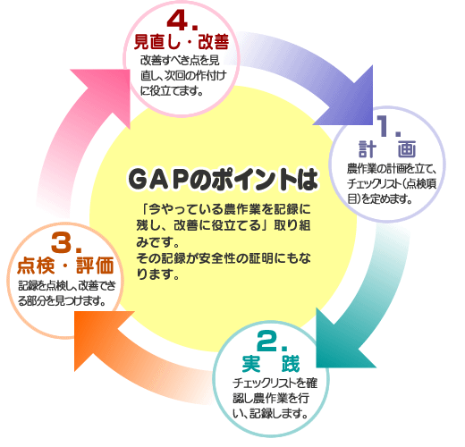 GAPのPDCAサイクルイメージ