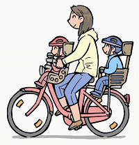 幼児２人同乗用自転車