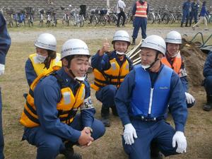 積み土のう工法を実施しました